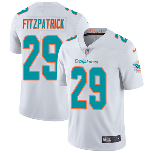 Nike Miami Dolphins #29 Minkah Fitzpatrick White Men Stitched NFL Vapor Untouchable Limited Jersey->miami dolphins->NFL Jersey